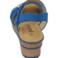 Palado Vemlu, Keilsandaletten, Damen, Blau