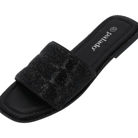 Palado Verido, Pantoletten, Damen, Schwarz