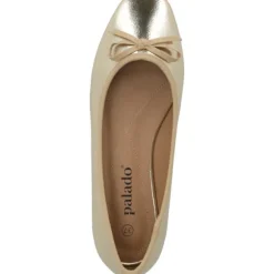 Palado Voso, Ballerinas, Damen, Gold Metallic