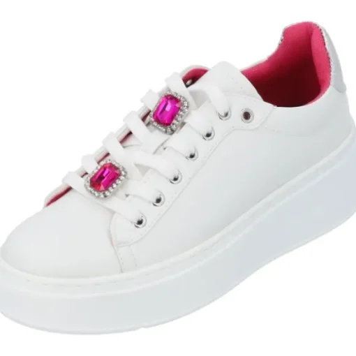 Palado Yellar by Sila Sahin, Sneakers Low, Damen, Weiß/Pink