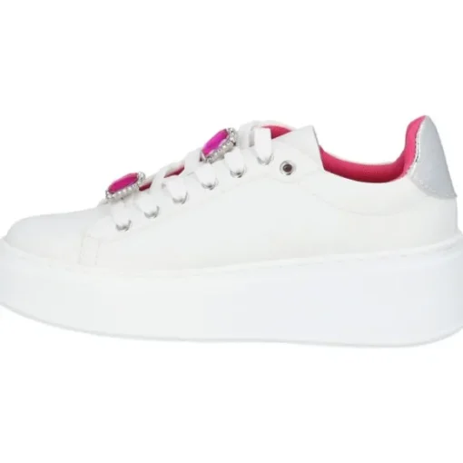 Palado Yellar by Sila Sahin, Sneakers Low, Damen, Weiß/Pink