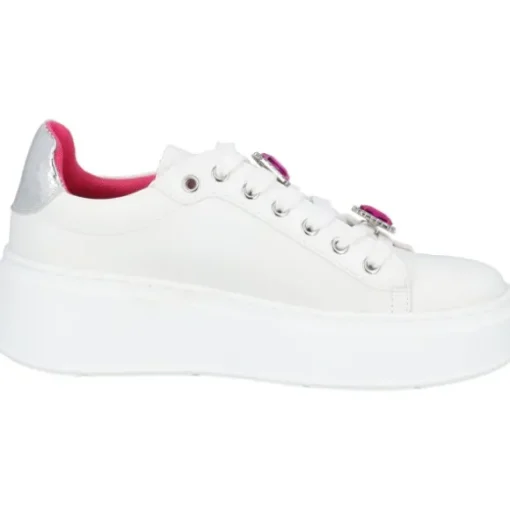 Palado Yellar by Sila Sahin, Sneakers Low, Damen, Weiß/Pink