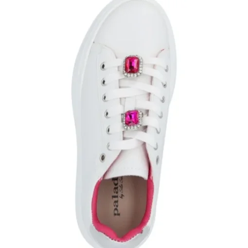 Palado Yellar by Sila Sahin, Sneakers Low, Damen, Weiß/Pink
