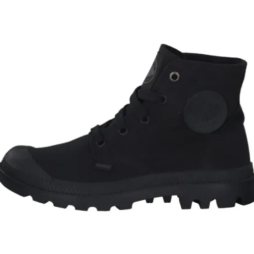 Palladium 73089, Schnürstiefeletten, BLACK