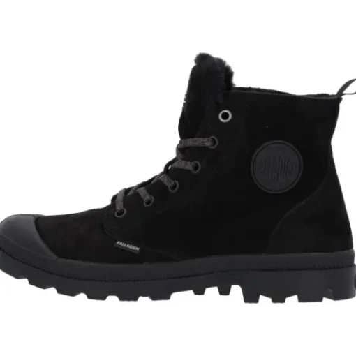 Palladium 95982, Schnürstiefeletten, Damen, Schwarz