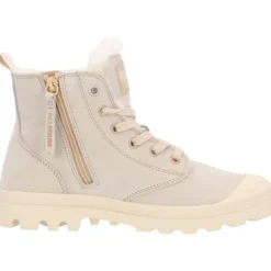 Palladium 95982, Schnürstiefeletten, Damen, Beige/Sand