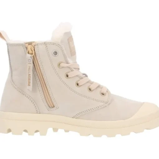 Palladium 95982, Schnürstiefeletten, Damen, Beige/Sand