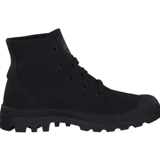 Palladium 73089, Schnürstiefeletten, BLACK
