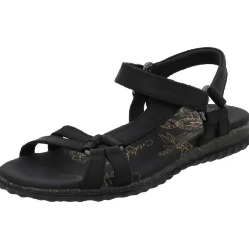 Panama Jack Caribel Basics B, Keilsandaletten, Damen, negro black