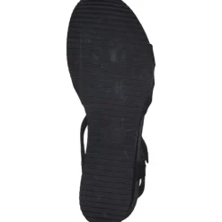 Panama Jack Nica Sport B, Plateau-Sandaletten, Damen, Schwarz