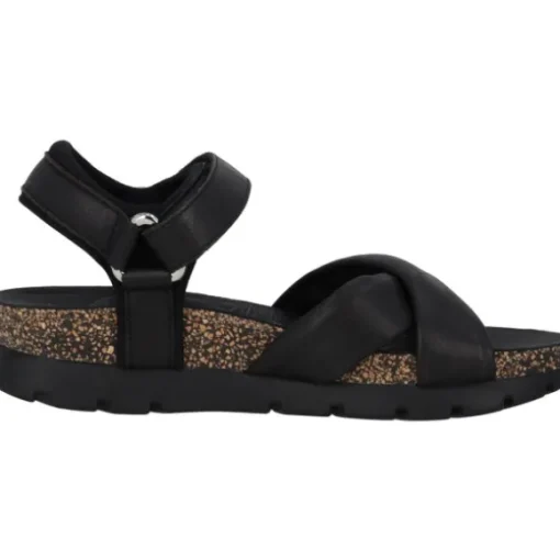 Panama Jack Serena B, Keilsandaletten, Damen, Schwarz (Negro/Black)
