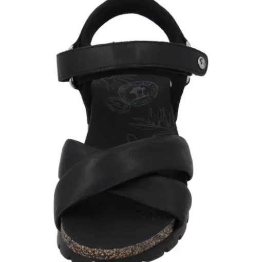 Panama Jack Serena B, Keilsandaletten, Damen, Schwarz (Negro/Black)
