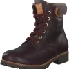 Panama Jack Travelling Panama 03 Igloo B, Winterstiefel, Damen, Rot (Burgundy)
