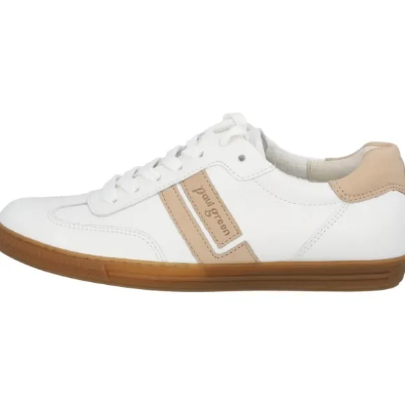 Paul Green 5450-017 , Schnürschuhe, Damen, white/sabbia