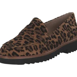 Paul Green 2694-106, Mokassins, Damen, cuoio leo