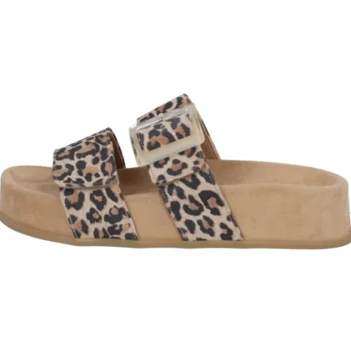 Paul Green 6157, Plateau-Pantoletten, Damen, Beige