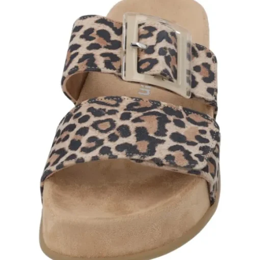 Paul Green 6157, Plateau-Pantoletten, Damen, Beige