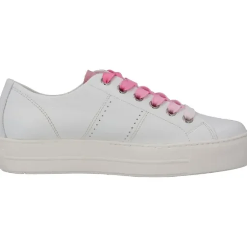 Paul Green 5247, Schnürschuhe, Damen, white/candy