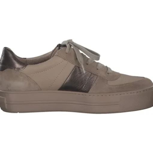 paul green 5230, Schnürschuhe, Damen, almond