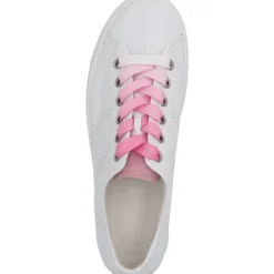Paul Green 5247, Schnürschuhe, Damen, white/candy