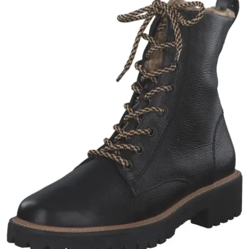 Paul Green 8175-016, Schnürstiefel, Damen, Schwarz