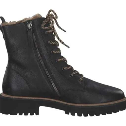 Paul Green 8175-016, Schnürstiefel, Damen, Schwarz