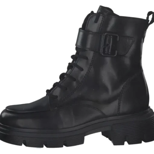 Paul Green 9879, Schnürstiefeletten, Damen, Schwarz