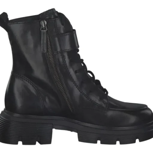 Paul Green 9879, Schnürstiefeletten, Damen, Schwarz