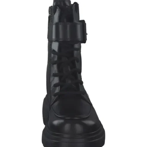 Paul Green 9879, Schnürstiefeletten, Damen, Schwarz