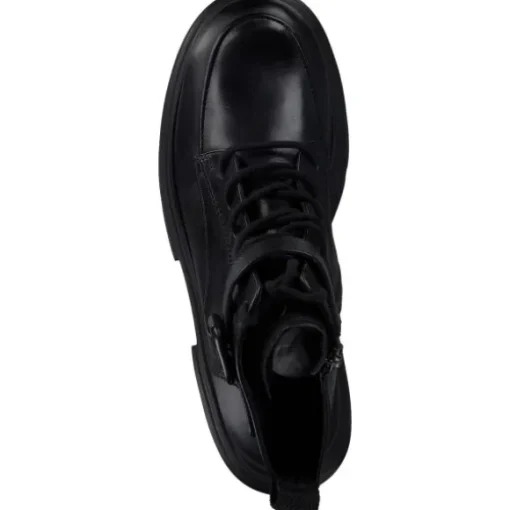 Paul Green 9879, Schnürstiefeletten, Damen, Schwarz