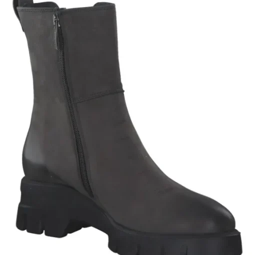 Paul Green 8104-056, Stiefeletten, Damen, Grau (Iron)