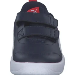 Puma 310252/003 Courtflex V3 V Inf puma navy/puma white-puma red, Sportliche Slipper, Kinder, puma n