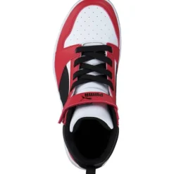 Puma 393832/003 Rebound V6 Mid AC+PS, Stiefel, Kinder, puma white-puma black-for all