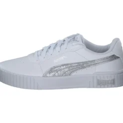 Puma Carina 2.0 Space Metallics 389387, Schnürschuhe, Damen, white/matte silver