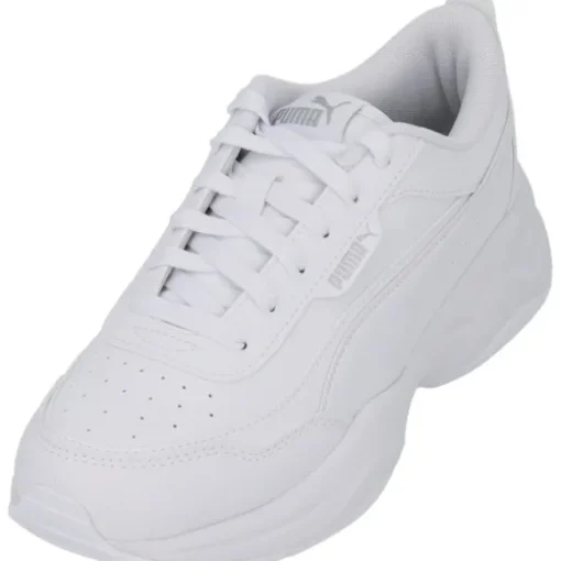 Puma Cilia Mode 371125, Sneakers Low, Damen, Weiß (Puma White-Puma Silver)