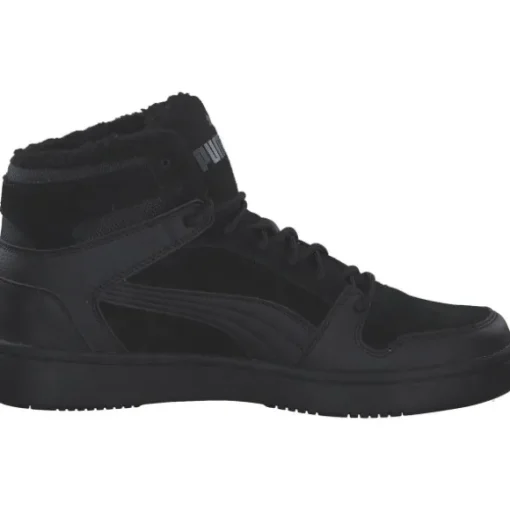 Puma Rebound 369831, Sneakers High, Herren, Schwarz (Puma Black/Castlerock)