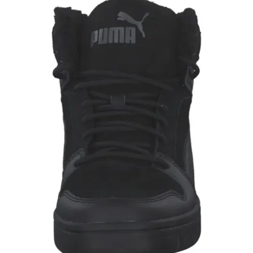 Puma Rebound 369831, Sneakers High, Herren, Schwarz (Puma Black/Castlerock)