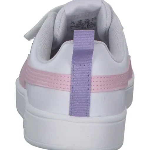 Puma Rickie AC PS 385836 W, Sneakers Low, Kinder, puma white-pearl pink-vivid vi