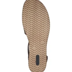 Remonte D6458, Plateau-Sandaletten, Damen, muskat/muskat