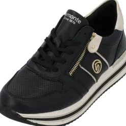 Remonte D1327, Schnürschuhe, Damen, nero/muschel/schwarz