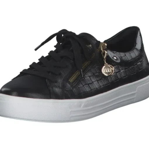 Remonte D0916, Schnürschuhe, Damen, schwarz/schwarz/black