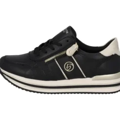 Remonte D1327, Schnürschuhe, Damen, nero/muschel/schwarz