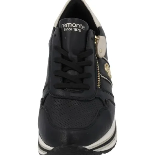 Remonte D1327, Schnürschuhe, Damen, nero/muschel/schwarz