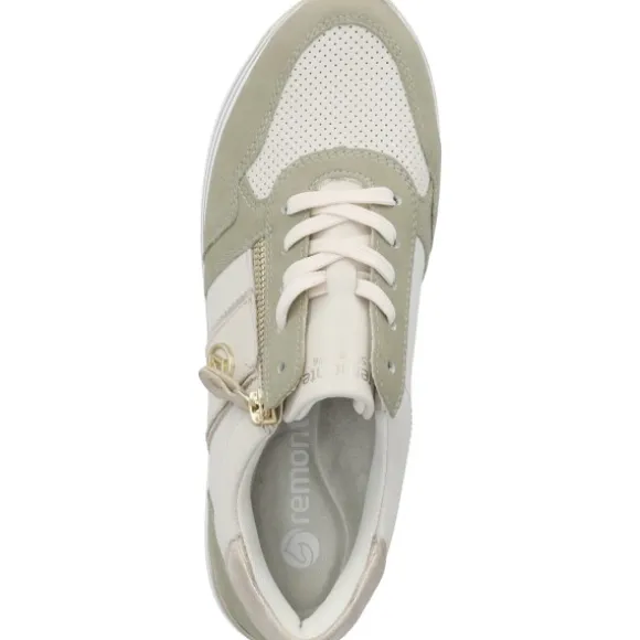 Remonte D1327, Schnürschuhe, Damen, salbei/offwhite/muschel/offwhi