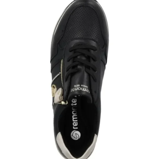 Remonte D1327, Schnürschuhe, Damen, nero/muschel/schwarz