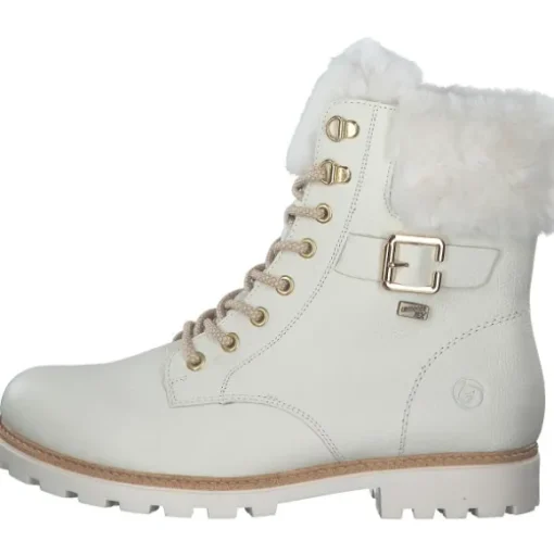 Remonte D8481-80, Schnürstiefel, Damen, dirtywhite/bianco