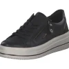 Remonte D1C01, Schnürschuhe, Damen, schwarz/schwarz-antique/antik/