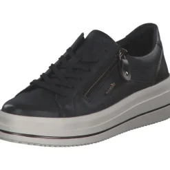 Remonte D1C01, Schnürschuhe, Damen, schwarz/schwarz-antique/antik/