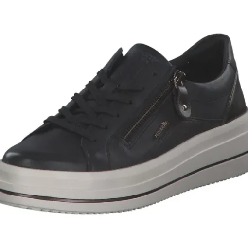 Remonte D1C01, Schnürschuhe, Damen, schwarz/schwarz-antique/antik/