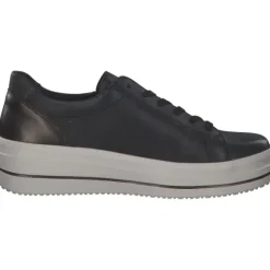 Remonte D1C01, Schnürschuhe, Damen, schwarz/schwarz-antique/antik/